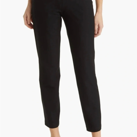 Eileen Fisher Pants - Eileen Fisher Stretch Crepe Slim Ankle Pant in Black Size Large
